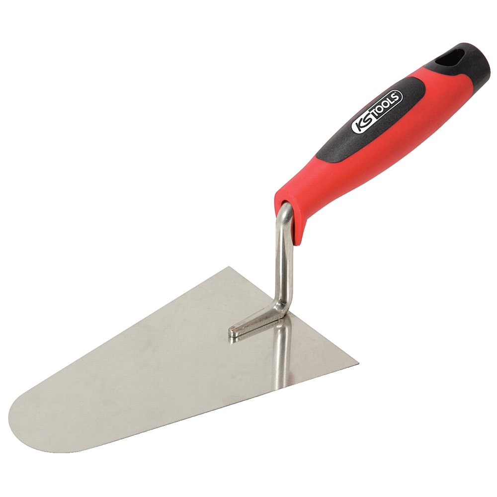 Truelle italienne ronde - lame inox - manche bi-composant - 200 mm KS TOOLS - 144.0313