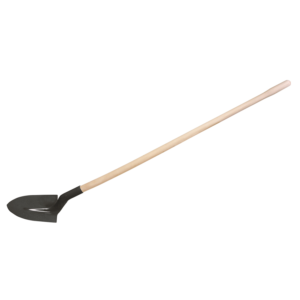 Pelle ronde - Col de cygne - Manche bois - 21 cm KS TOOLS - 144.0824