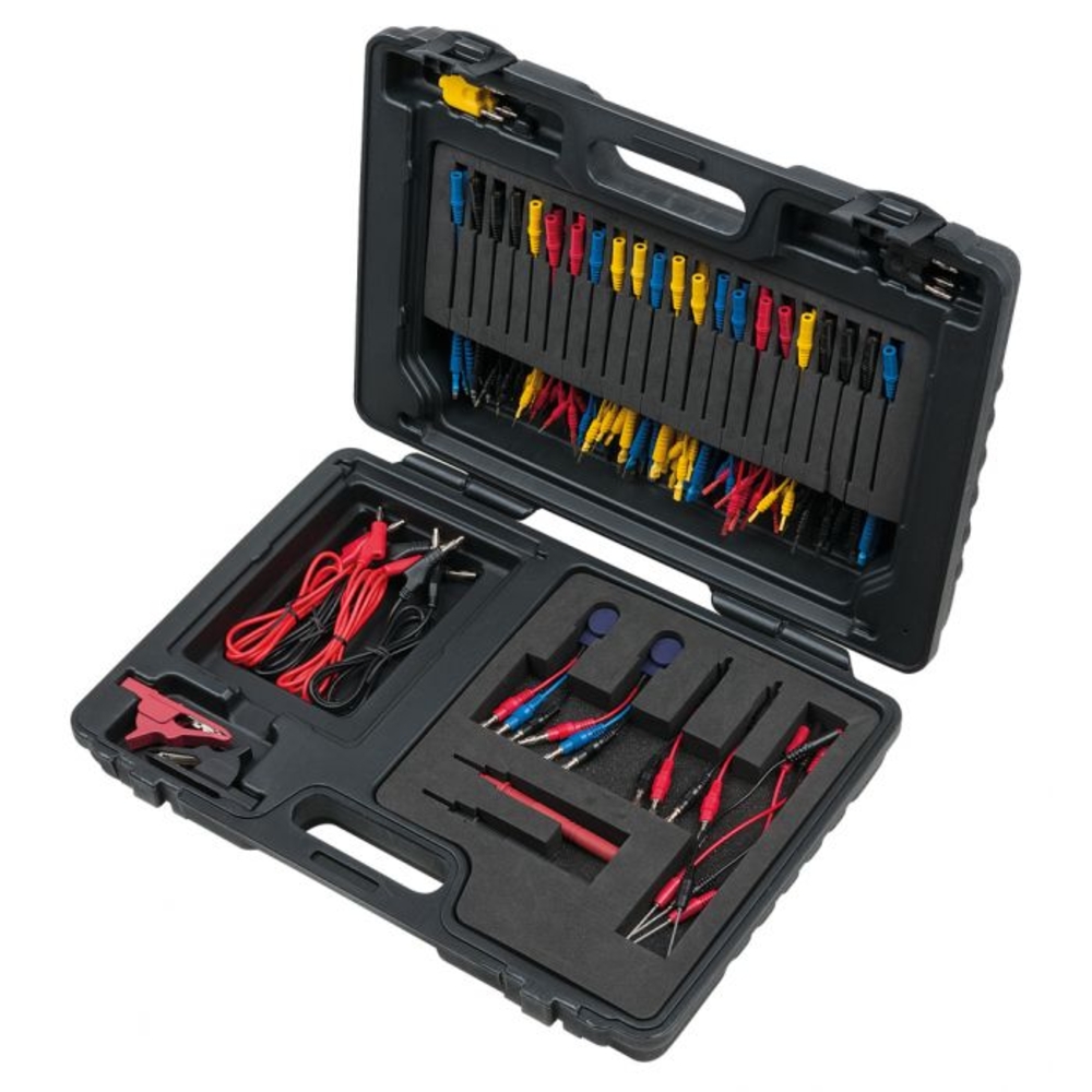 Coffret de câbles de mesure et de test pour diagnostic 12/24 V 92 pcs KS TOOLS - 150.0950