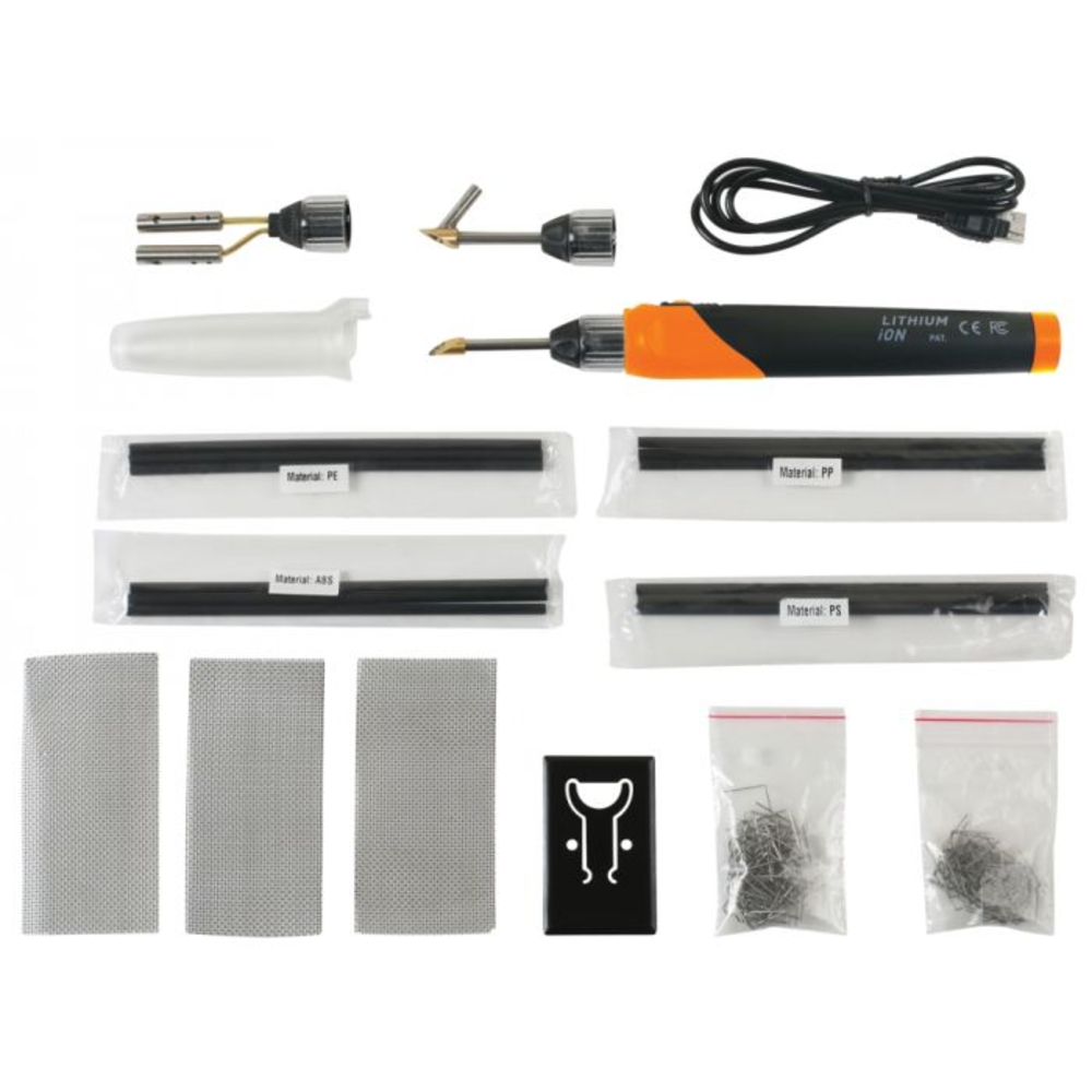 Coffret de réparation pour pièces en plastique sur batterie rechargeable 134 pièces KS TOOLS - 150.1010