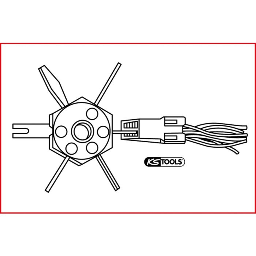 Extracteur de cosses KS TOOLS - 150.1231