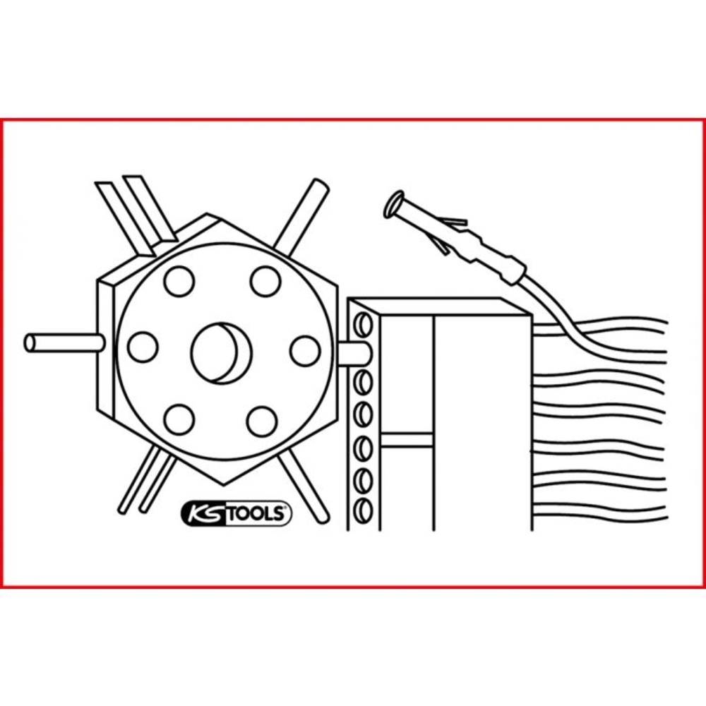 Extracteur de cosses KS TOOLS - 150.1232