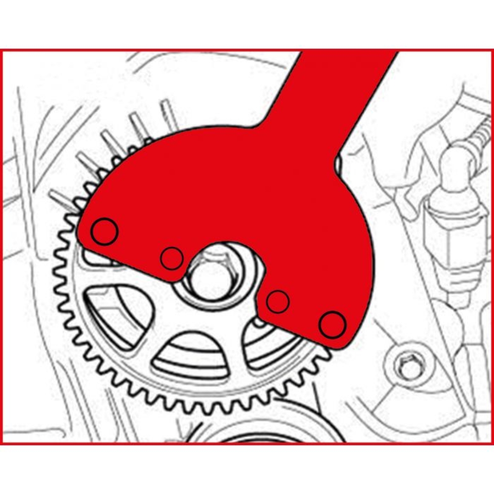 Clé de blocage - Audi / VW KS TOOLS - 150.1244