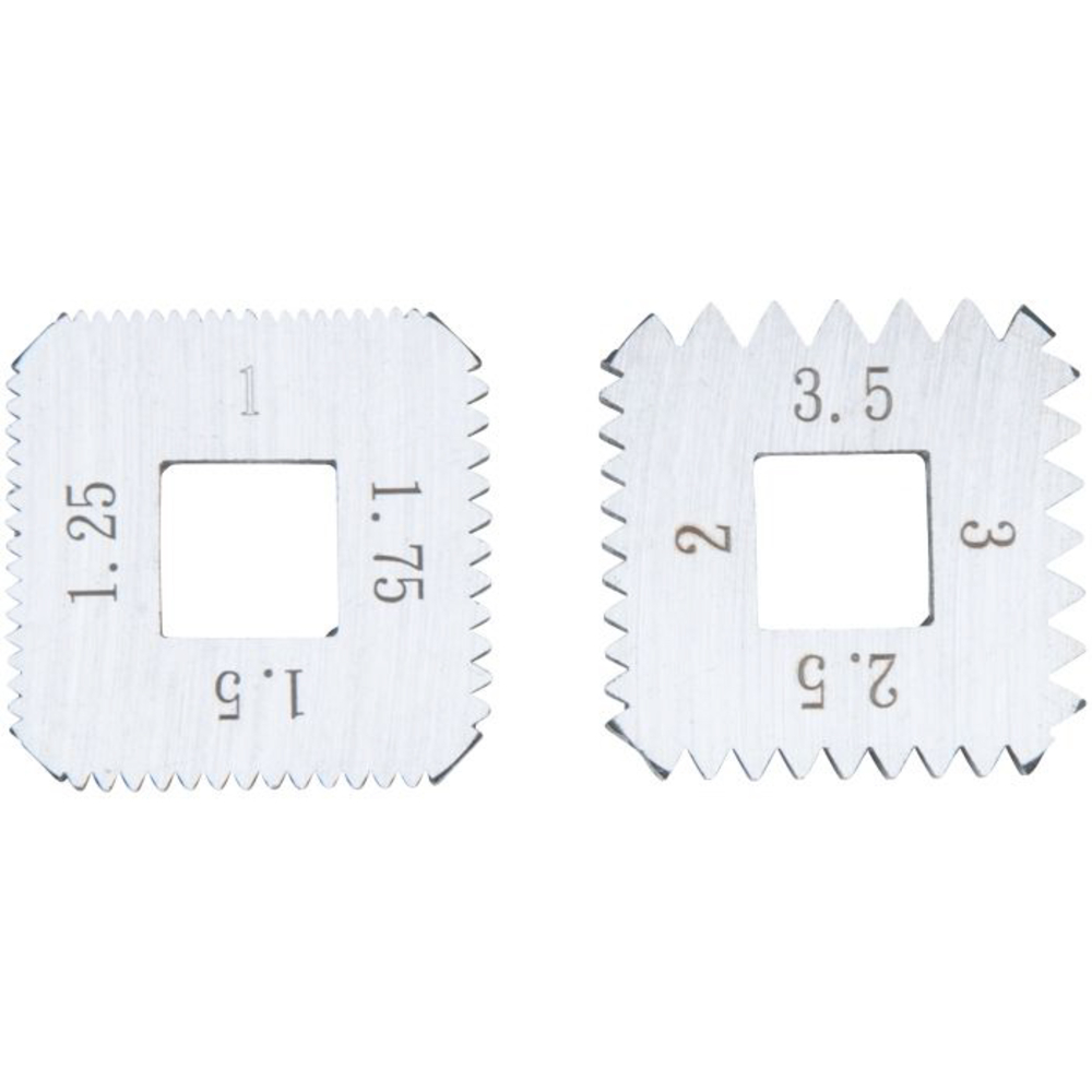 Mâchoire de rechange 1 - 1,25 - 1,75 - 2 - 2,5 - 3 - 3,5 mm KS TOOLS - 150.1431