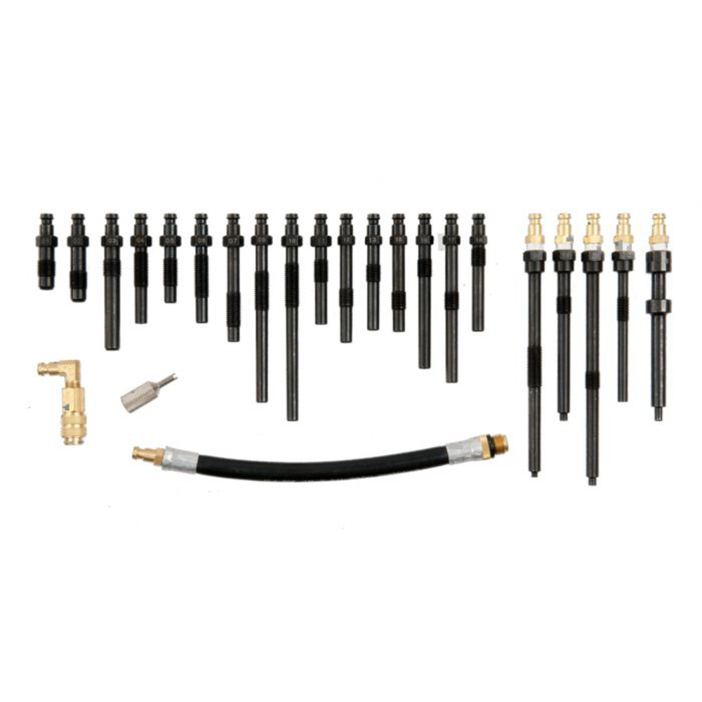 Adaptateurs pour compressiomètre et testeur d'étanchéité de cylindre 23pcs KS TOOLS - 150.1775