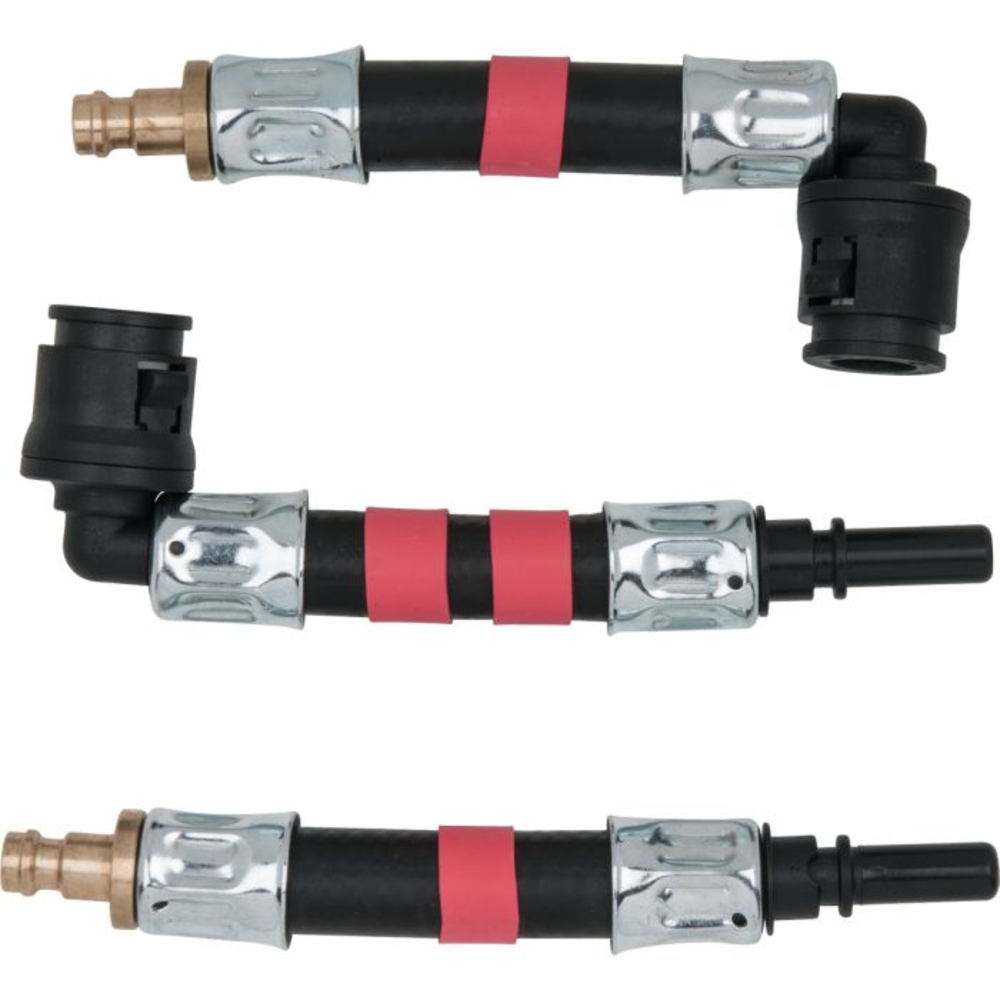 Jeu d'adaptateurs 3 pcs SAE 8 x 20 mm rouge KS TOOLS - 150.1864