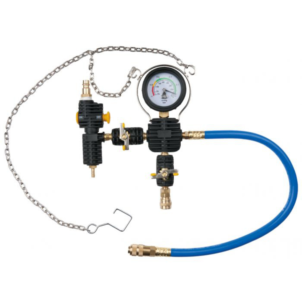 Dispositif de remplissage sous vide / Manomètre jusqu’à 76 cm HG=1 bar KS TOOLS - 150.1960