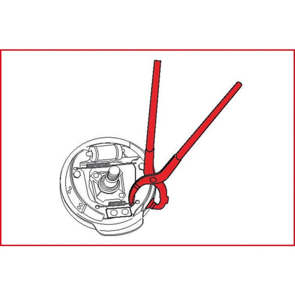 Pince pour mâchoire de frein KS TOOLS - 150.2116