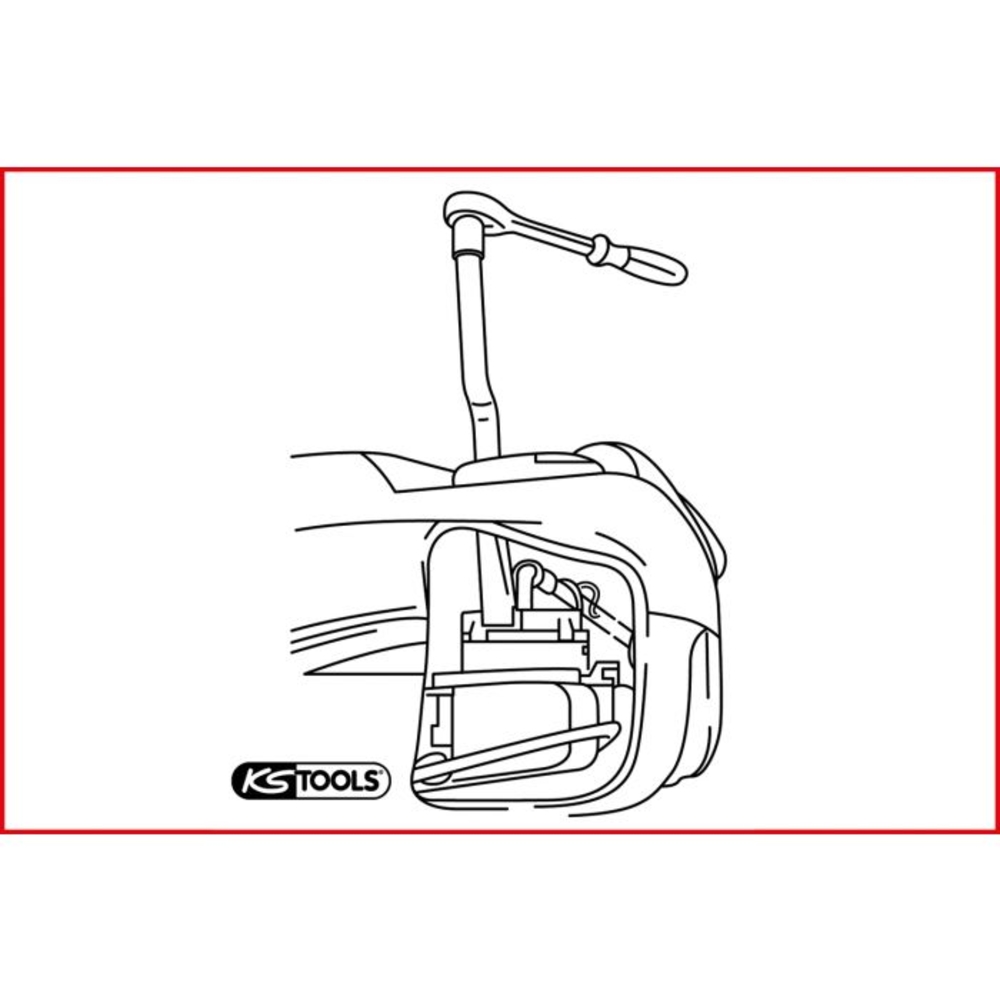 Clé pour pompe à carburant VAG KS TOOLS - 150.3179