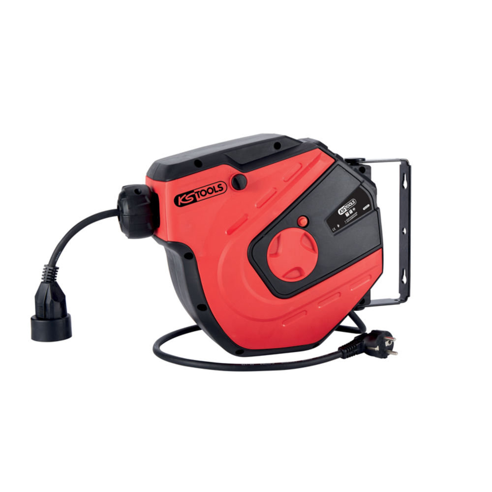 Enrouleur électrique mural 3x1,5mm² - 15m KS TOOLS - 150.4217