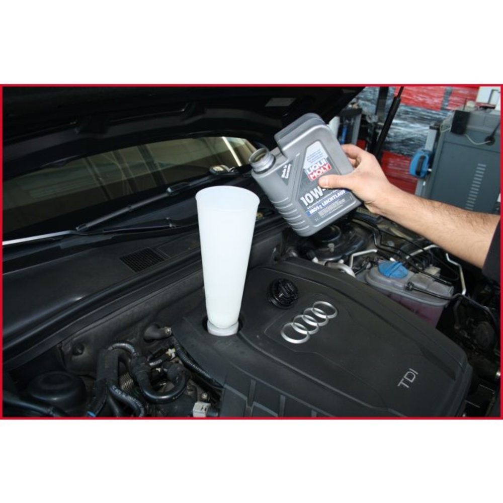 Entonnoir de remplissage d'huile avec adaptateurs KS TOOLS - 150.9525
