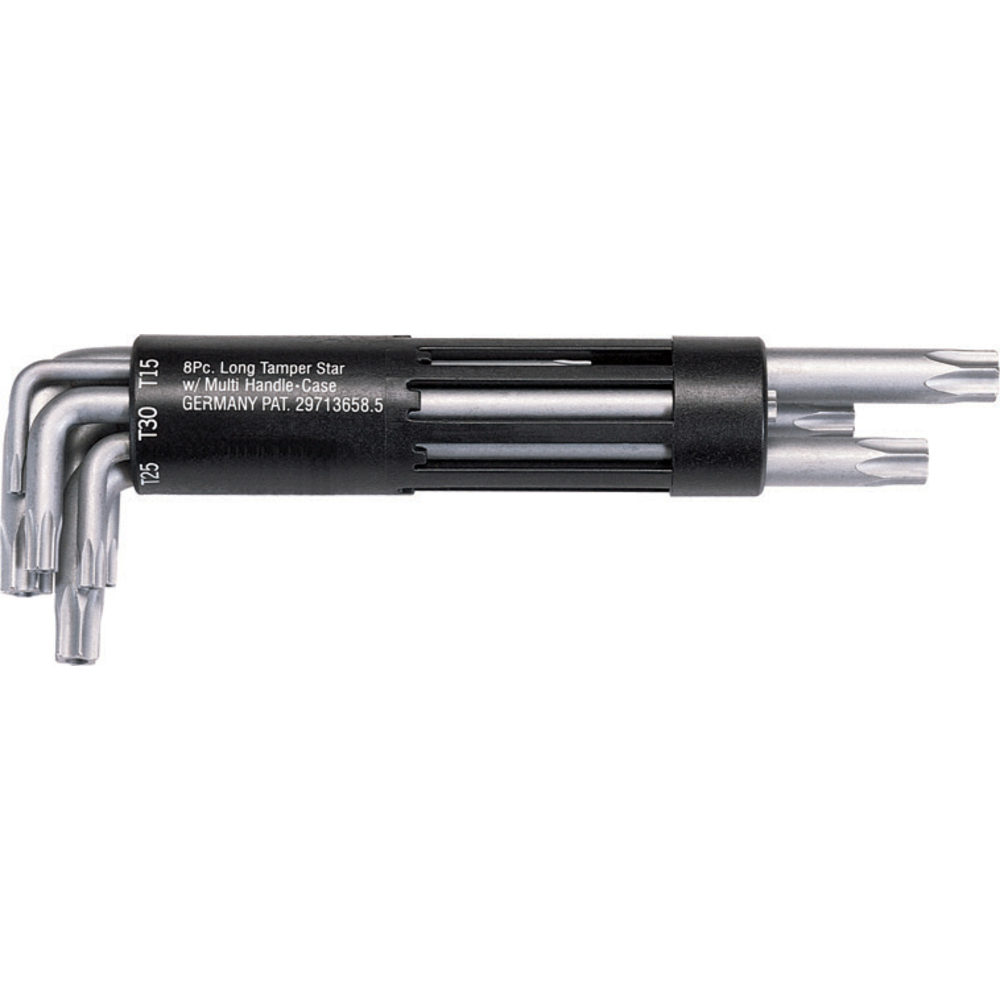 Jeu de 8 clés mâles TORX percé longue T10 à T50 KS TOOLS - 151.2200