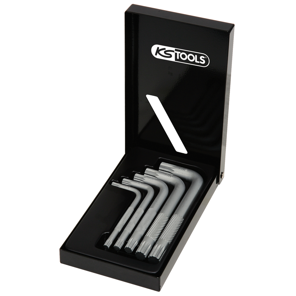 Jeu de 5 clés mâles XZN courtes M5 à M12 KS TOOLS - 151.4100