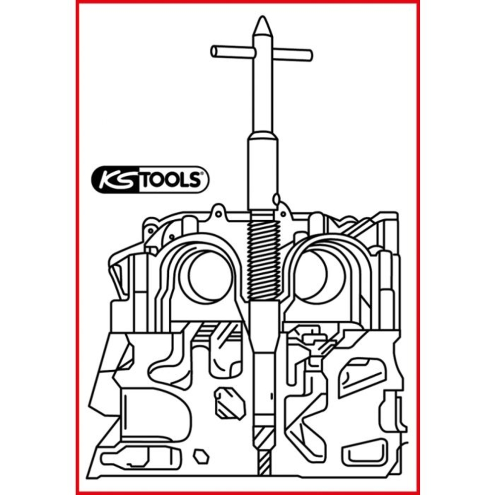 Outil de nettoyage de siège d'injecteur pour Mercedes, Smart, Chrysler, Toyota, Lexus KSTOOLS - 1521388