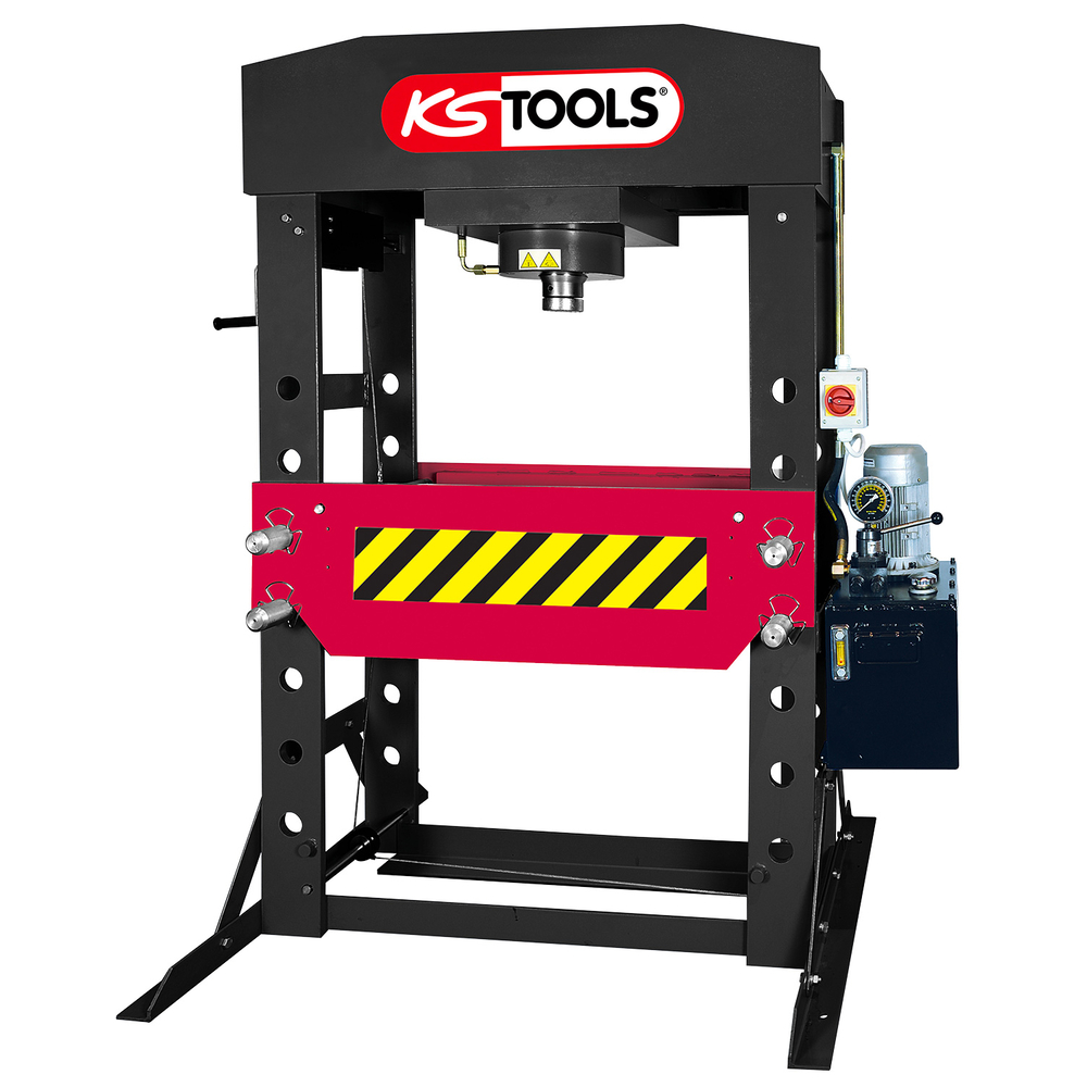 Presse hydraulique d'atelier 200 tonnes motorisée KS TOOLS - 160.0118
