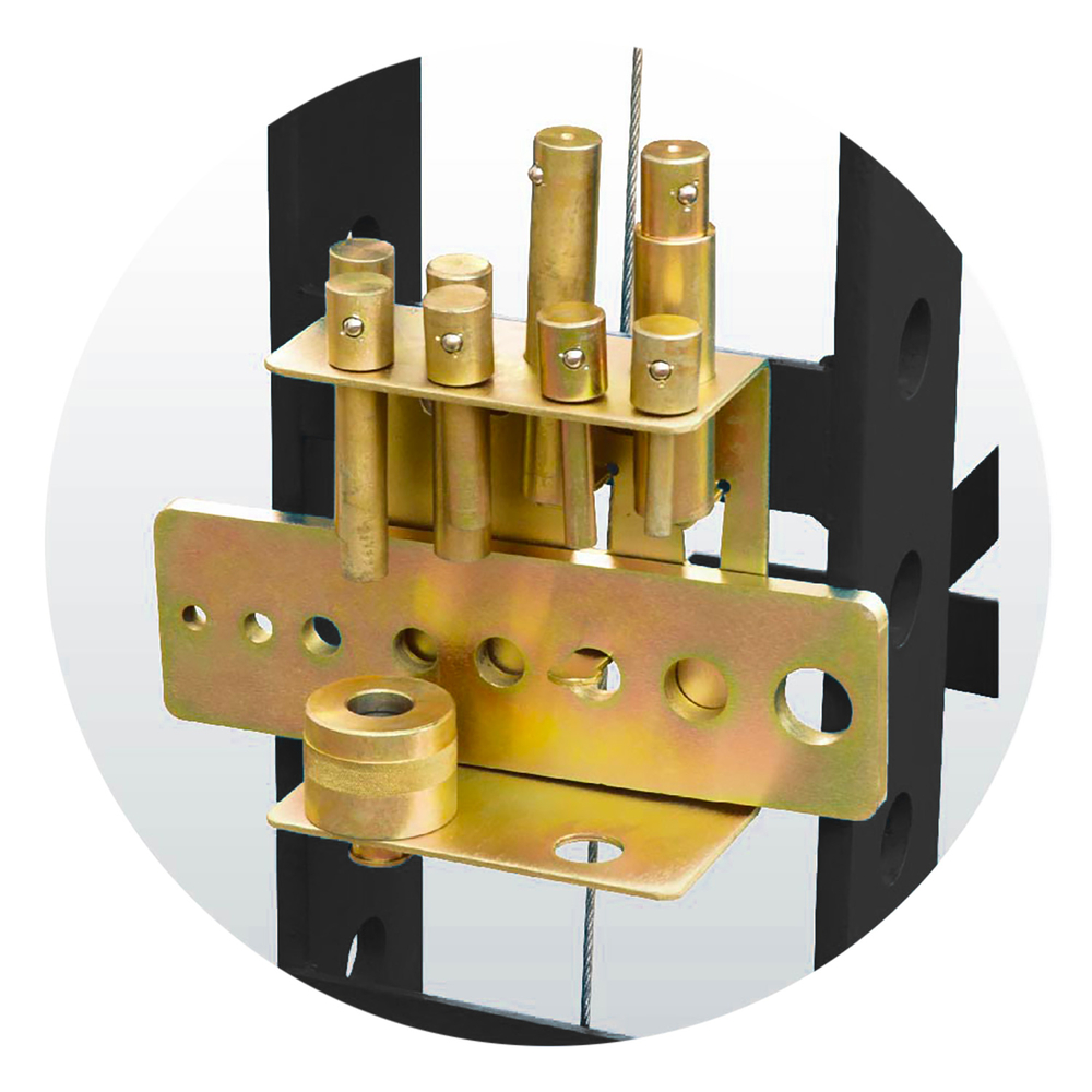 Kit de poinçons pour presses hydrauliques KS TOOLS - 160.0129