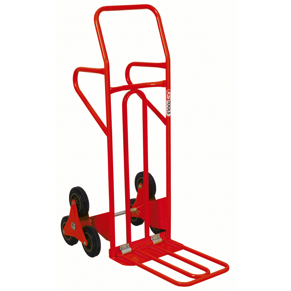 Diable spécial escalier avec bavette repliable - 250 kg KS TOOLS - 160.0227