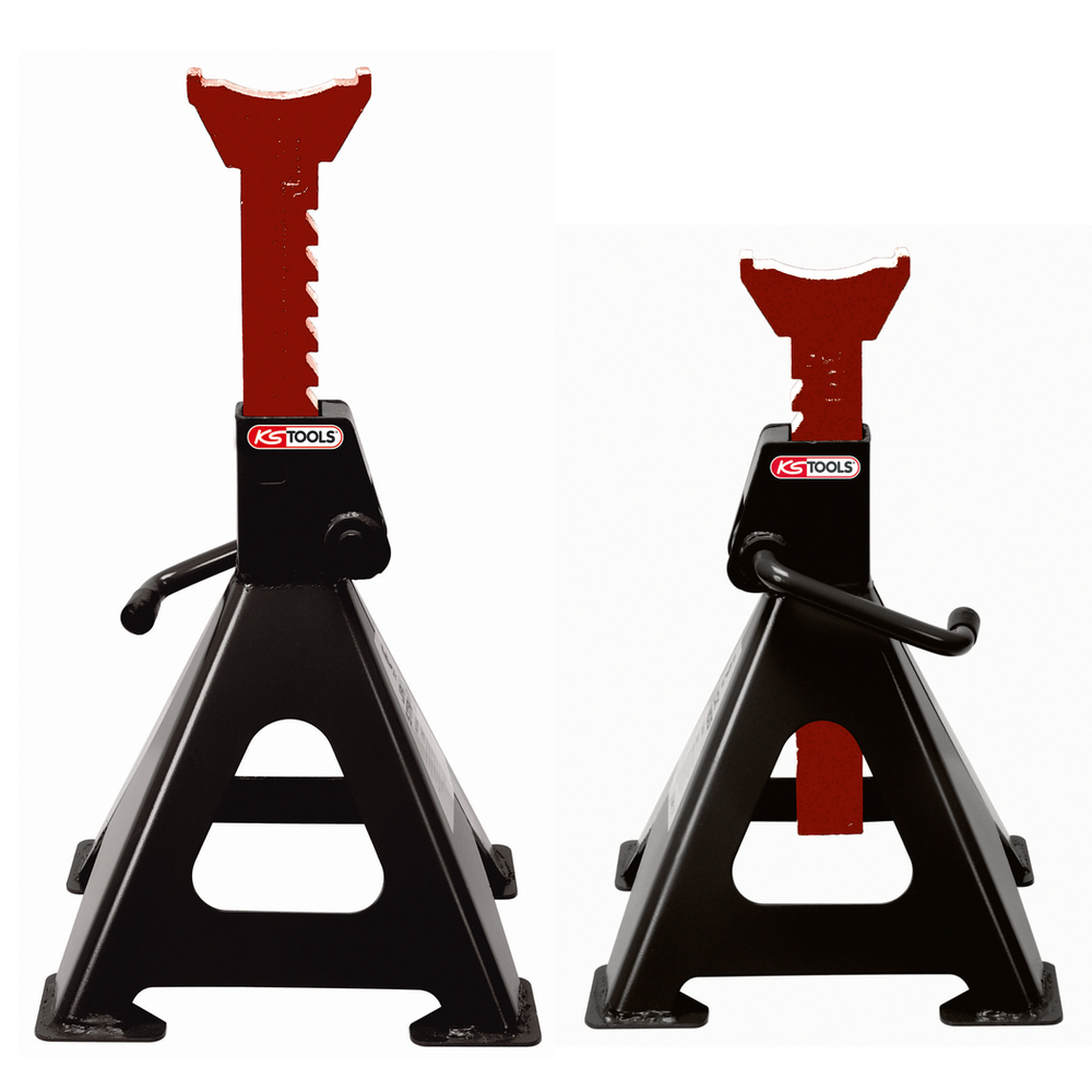 Chandelles à crémaillères 6 tonnes - 2 pcs KS TOOLS - 160.0371