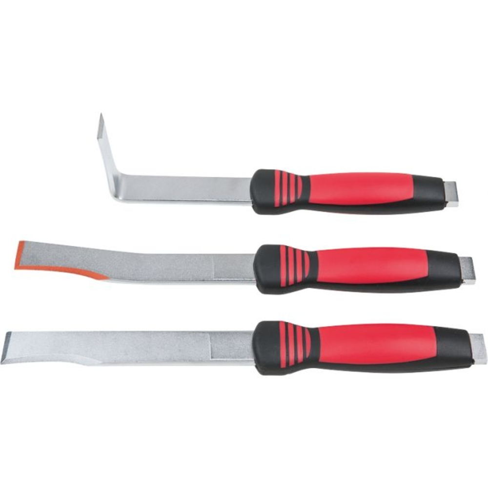 Jeu de 3 burins de carrossier extra-plats KS TOOLS - 162.0215