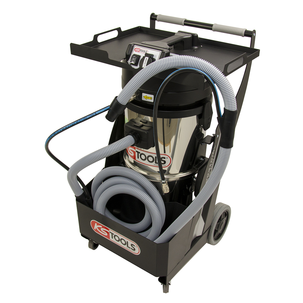 Centrale d'aspiration à cuve inox 35L 1700W KS TOOLS - 165.0113