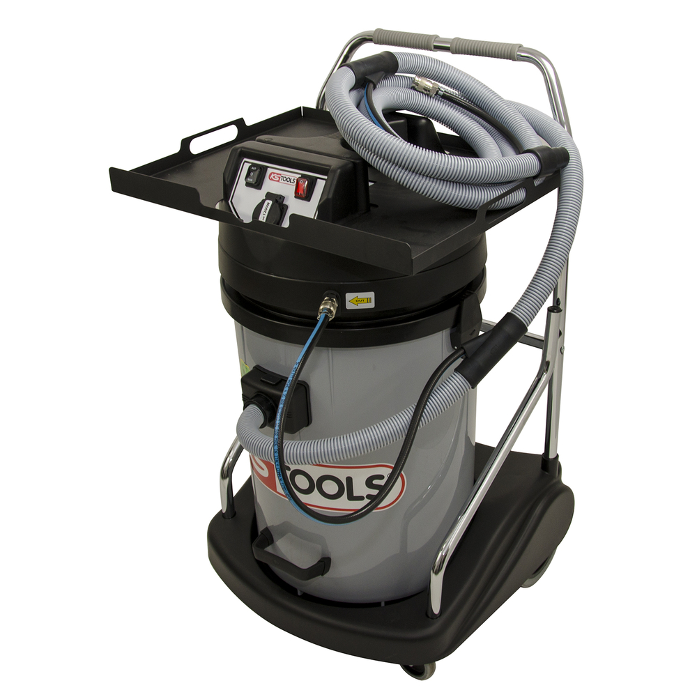 Centrale d'aspiration à cuve plastique 76L 2600W KS TOOLS - 165.0114