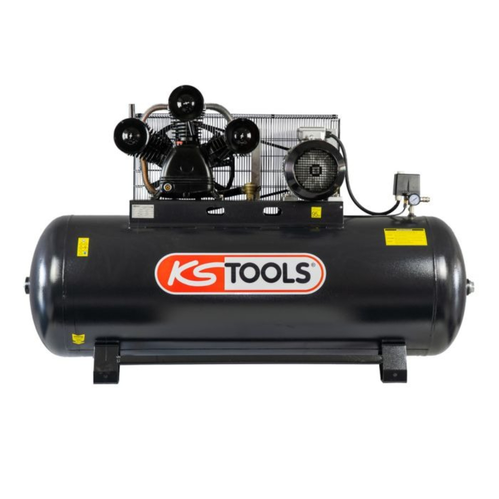 Compresseur sur cuve 500l - 10 bar - 10CV - 380V tri KS TOOLS - 165.0807F