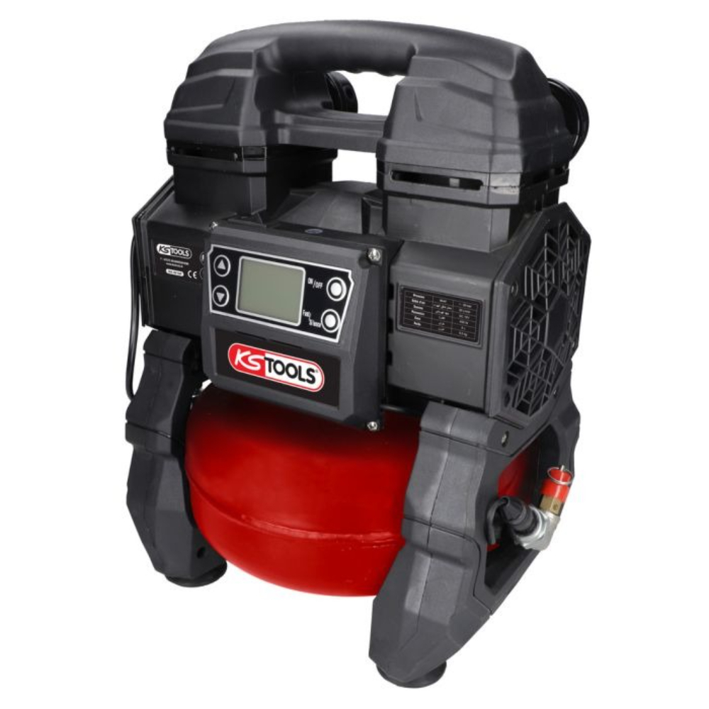 Compresseur portatif silencieux 5l sur batterie KS TOOLS - 165.0816F