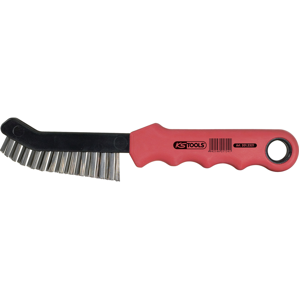 Brosse pour etrier de frein - acier - bout fin KS TOOLS - 201.2321