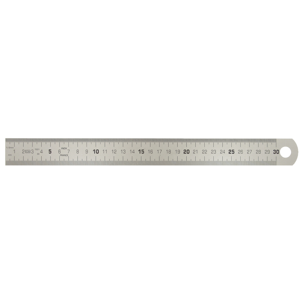 Reglets semi-rigide en inox 500 mm KS TOOLS - 300.0111