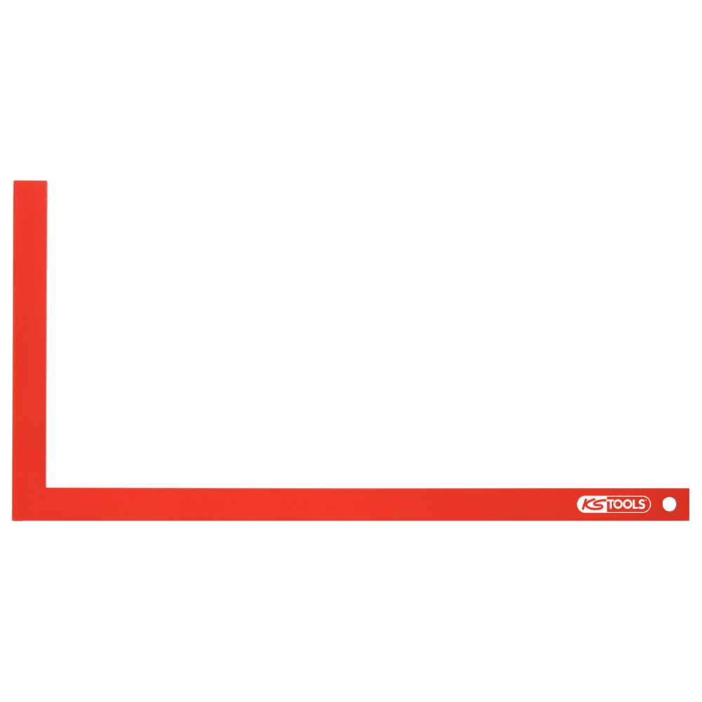 Equerre de maçon section 30x5 mm 500 mm KS TOOLS - 300.0250
