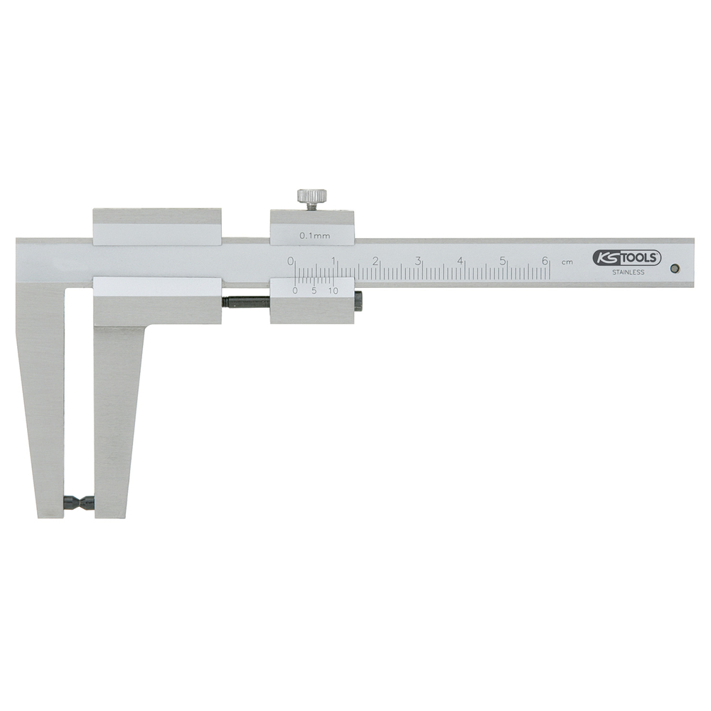 Calibre à coulisse en inox pour tambours de frein VL 0-60 mm KS TOOLS - 300.0535
