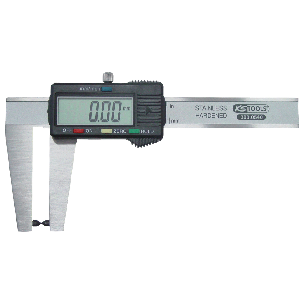 Calibre à coulisse en inox digital pour disques de frein 0-60 mm KS TOOLS - 300.0540