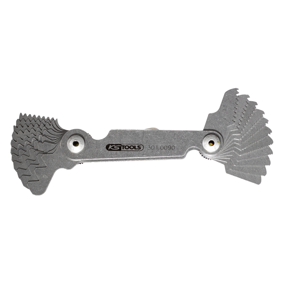 Jauge à filetage métallique 22pas KS TOOLS - 301.0090