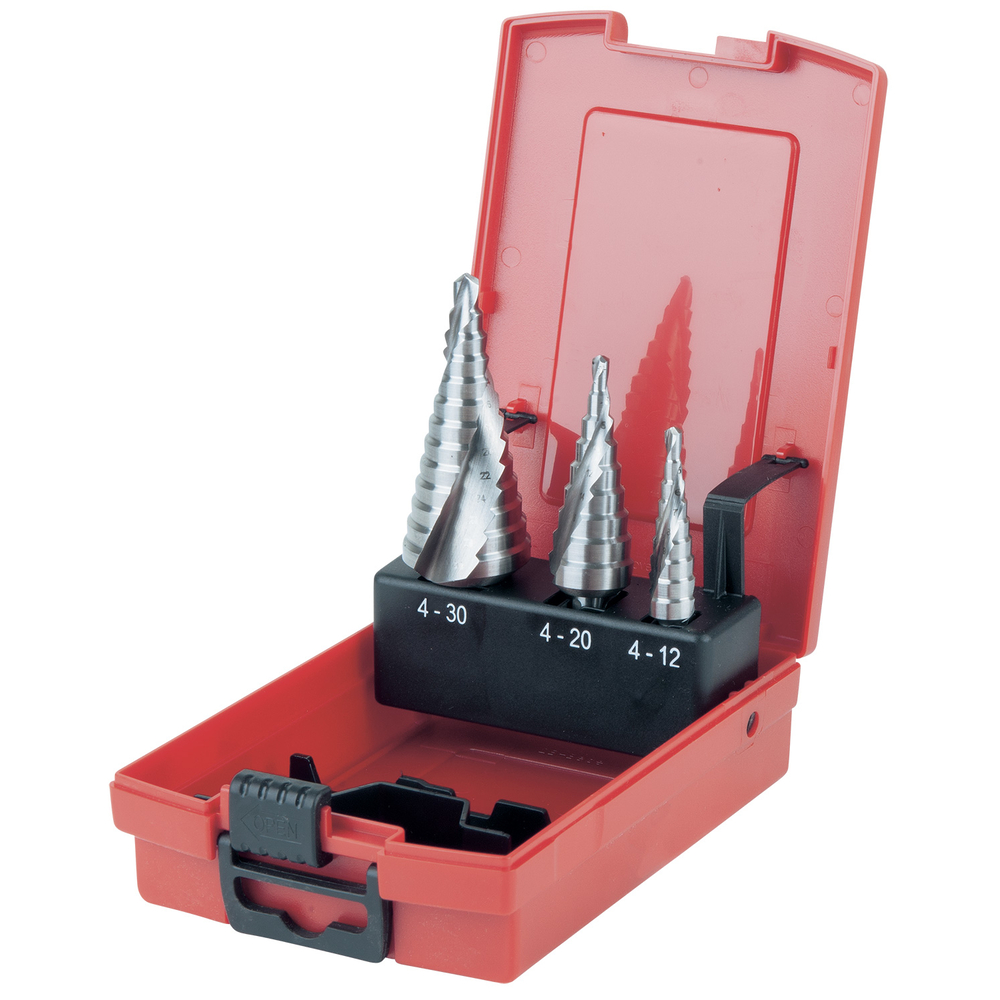 Coffret de forets étagés HSS pour tôles jusqu'à 4 mm KS TOOLS - 330.2210