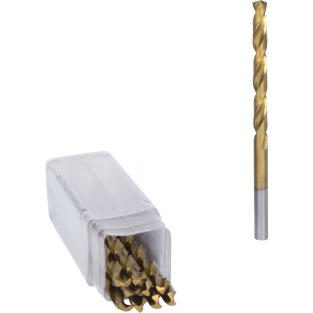 Lot de 10 forets HSS-Tin au titane, Ø5,0 mm KSTOOLS - 3304050