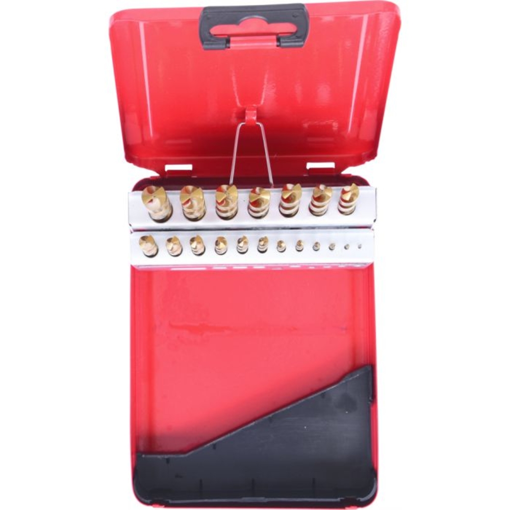Coffret de forets HSS TiN, en box métal 19 pcs. 1-10mm KSTOOLS - 3304610