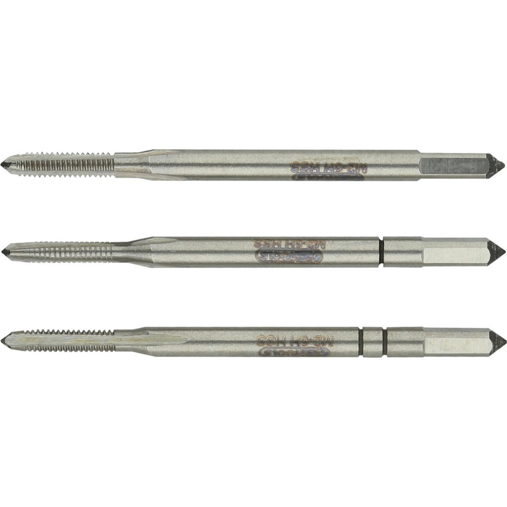 Jeu de 3 tarauds à main HSS M2 x 0,4 KS TOOLS - 331.0020