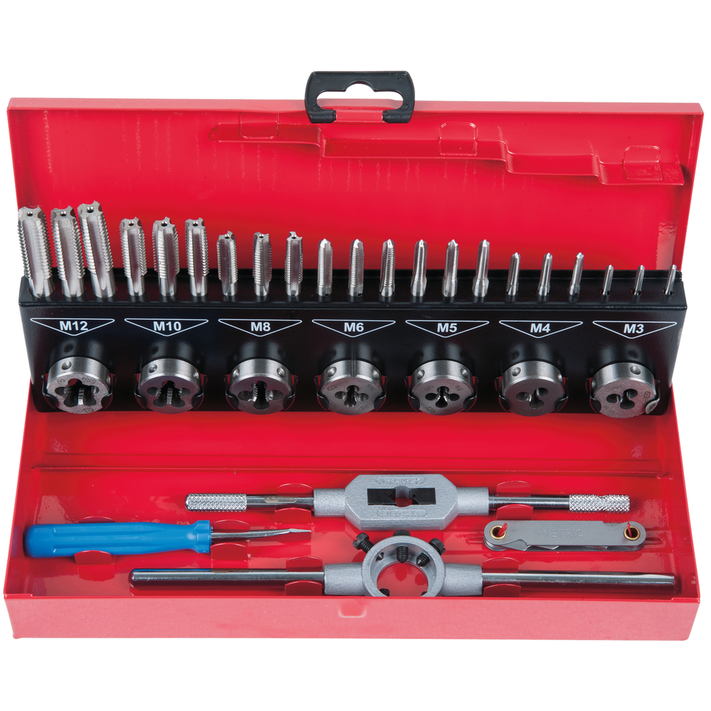 Coffret de jeux de tarauds et filières - 32 pcs KS TOOLS - 331.0632