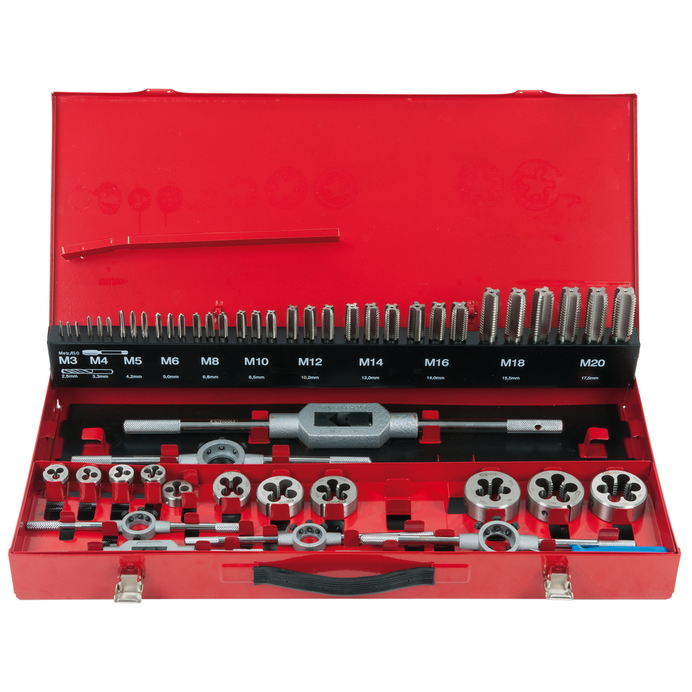 Coffret de jeux de tarauds et filières 54 pièces KS TOOLS 331.0654 KS TOOLS - 331.0654