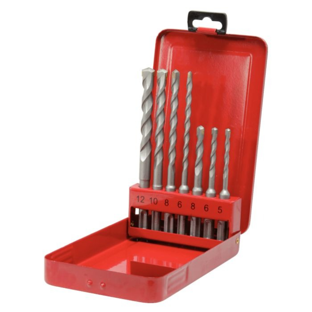 Coffret de 7 forets SDS béton 5 à 12 mm KS TOOLS - 338.0607