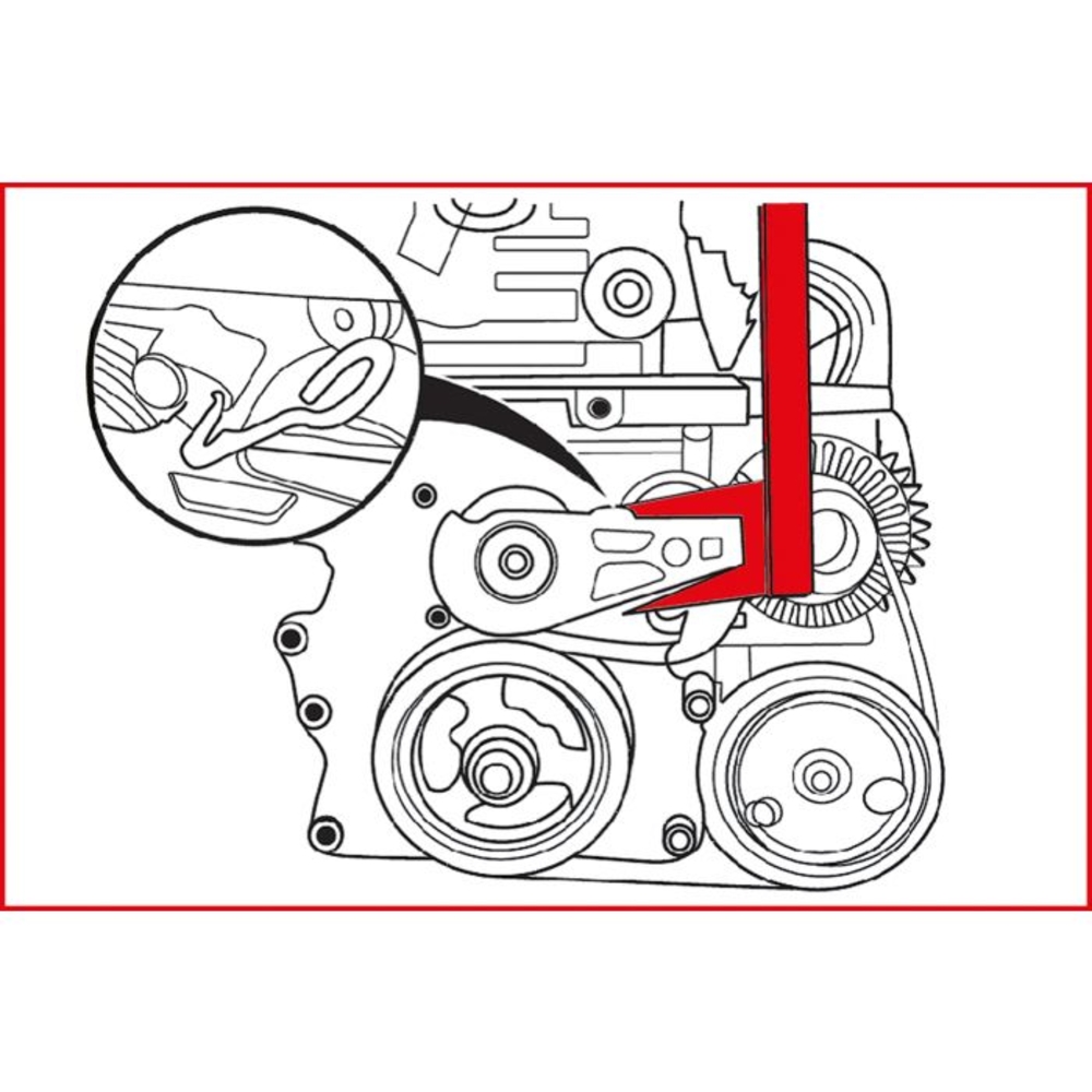 Jeu d’outils de révision du moteur – BMW Mini One Cooper Cooper S KS TOOLS - 400.0925