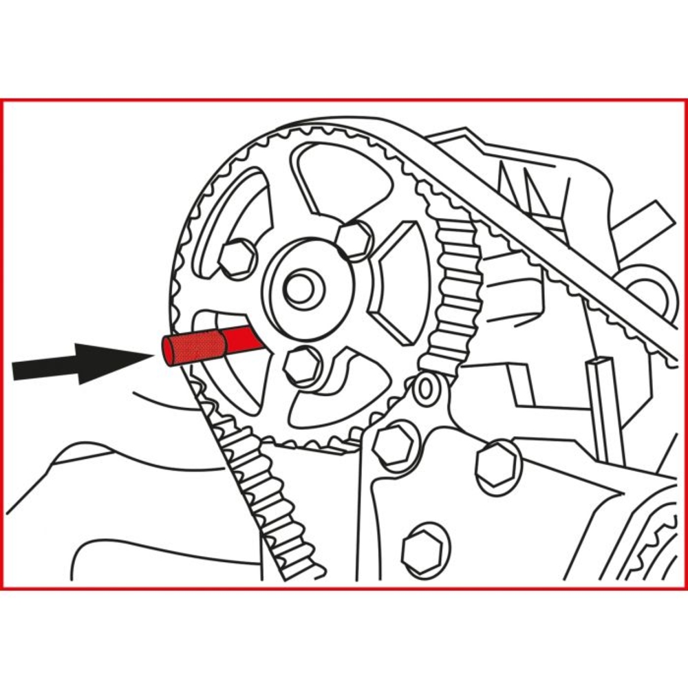 Jeu d'outils de calage moteur - Fiat PSA Renault Opel (2,5/2,8D) KS TOOLS - 400.1775