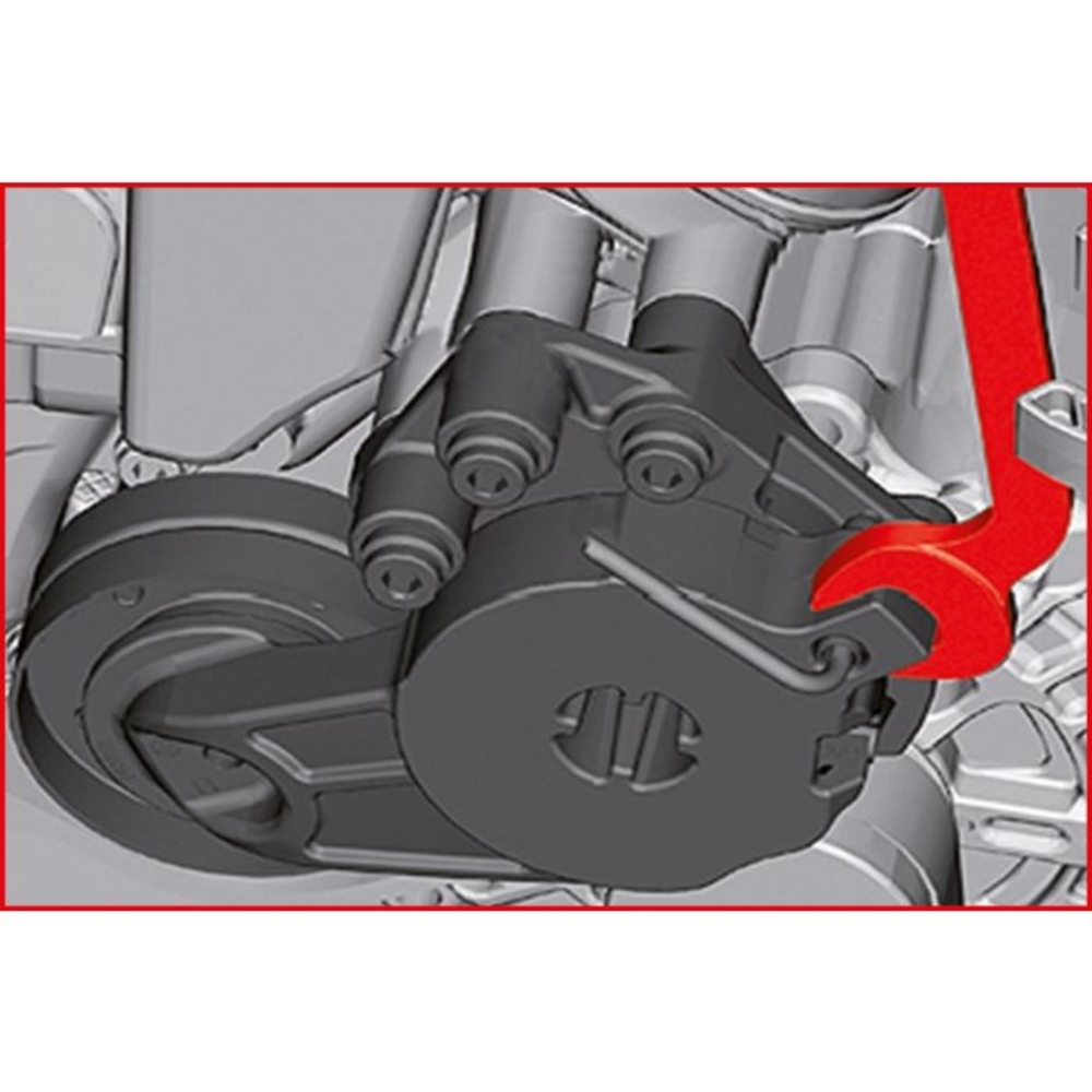 Clé de serrage et desserage pour galet tendeur automobile - VAG 1.4 TSI KS TOOLS - 400.4300
