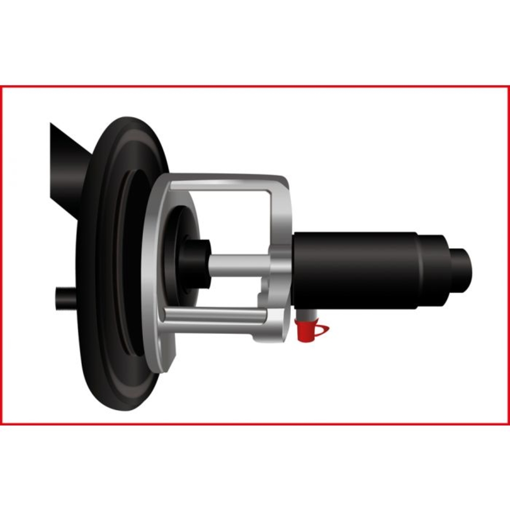 Jeu universel d'extraction de roulements arbres de transmission moyeux de roue KS TOOLS - 440.0075