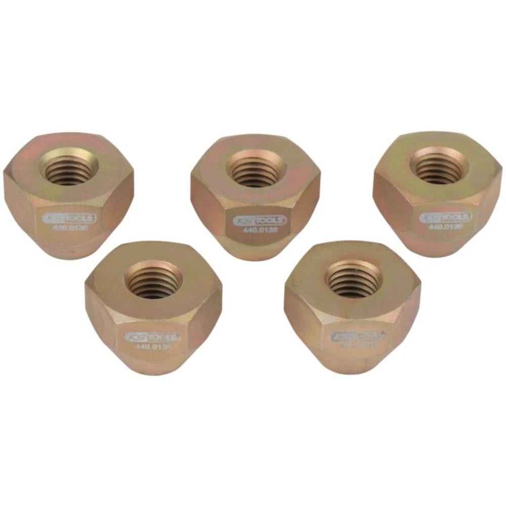 Jeu de 5 écrous spéciaux M14 x 2 KS TOOLS - 440.0136