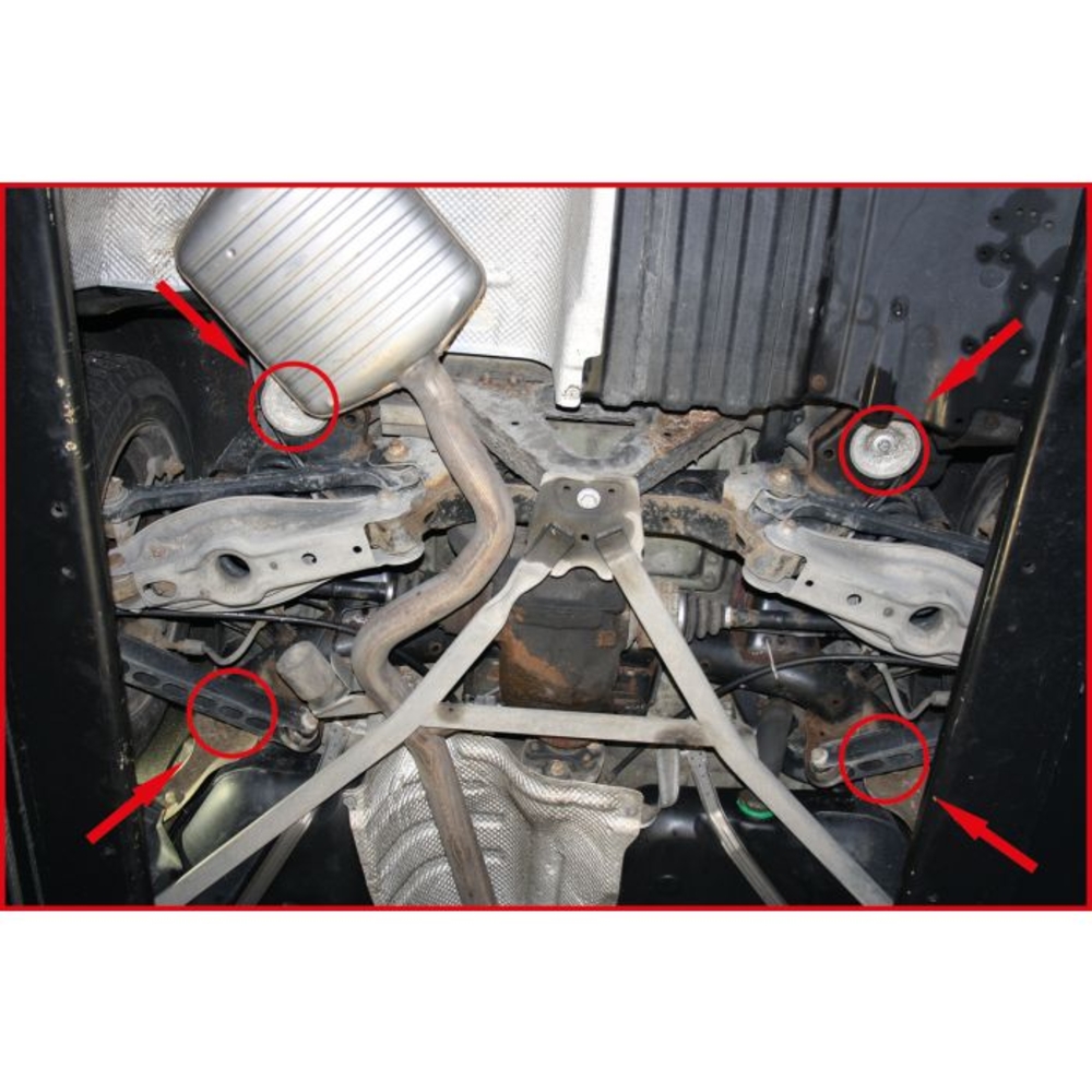 Outils pour silents blocs d'essieu arrière BMW KS TOOLS - 440.0255