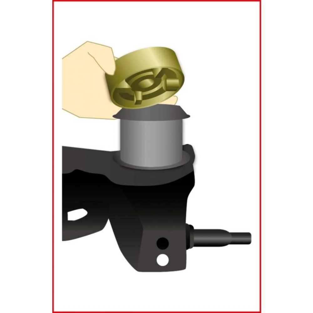 Outils pour silents blocs d'essieu arrière Hyundai KS TOOLS - 440.0275