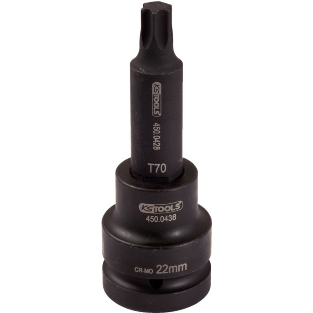 Douille tournevis à chocs longue TORX 3/4
