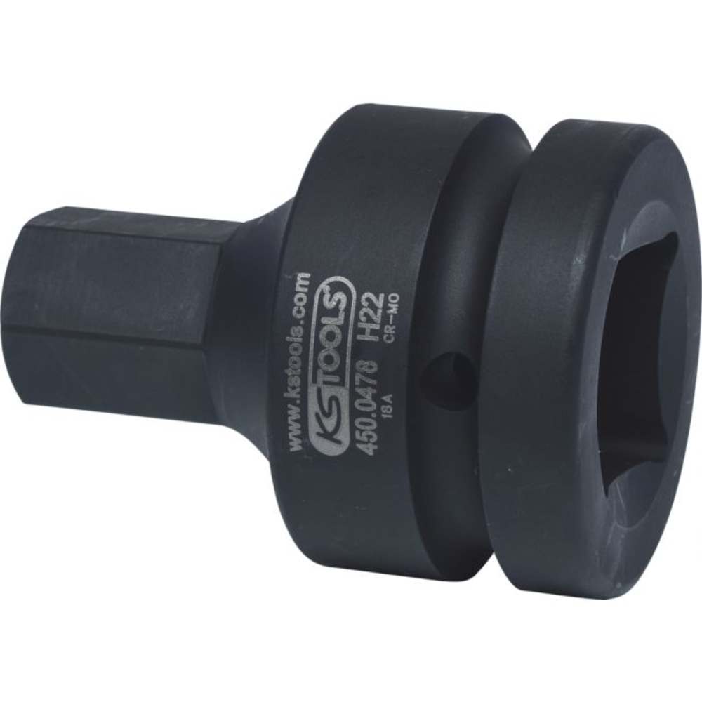 Douille tournevis à chocs 6 pans 1