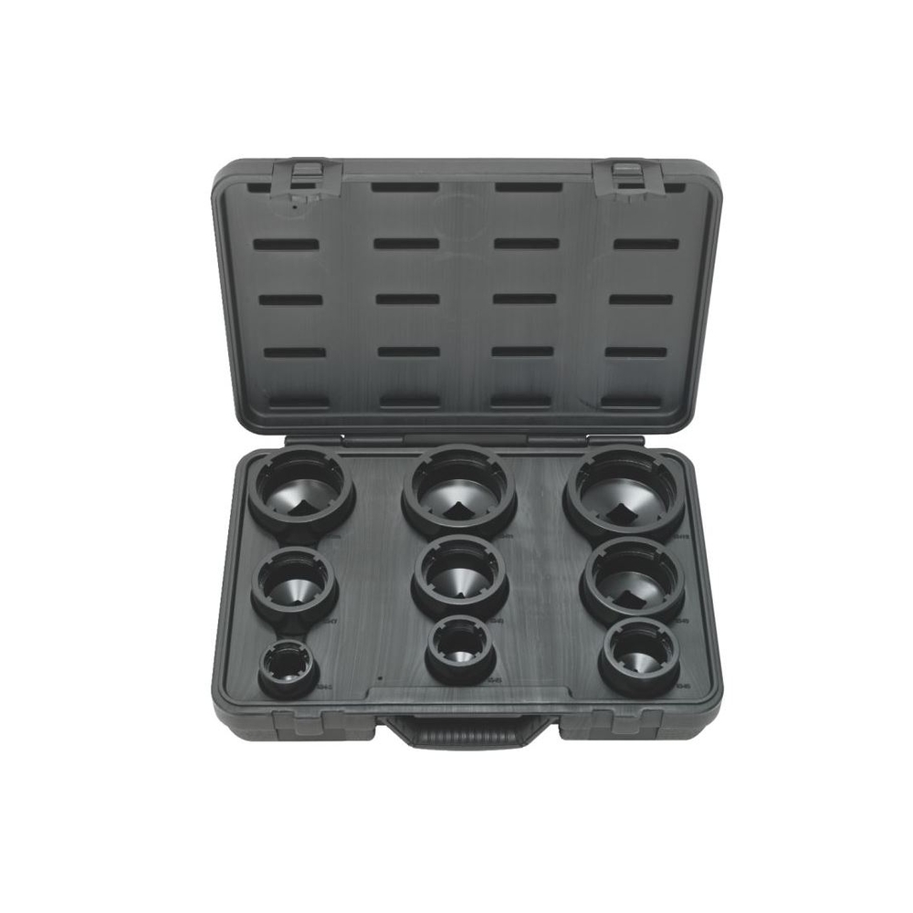 Jeu de douilles à ergots pour écrous de moyeux 9pcs KS TOOLS 4505020 KS TOOLS - 450.5020